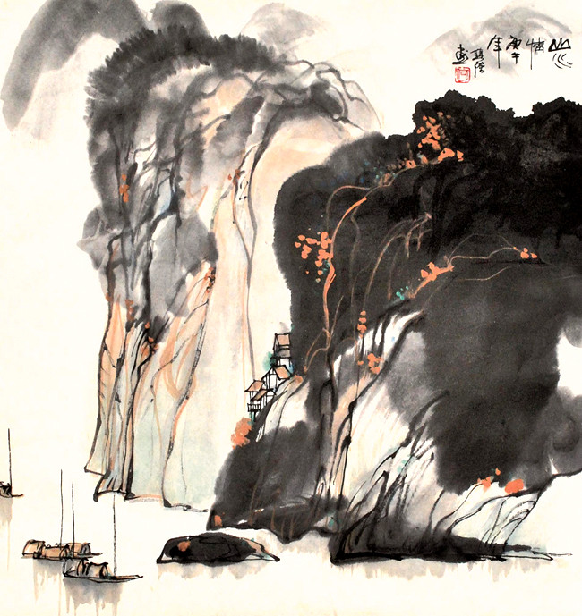 何镇强风景油画作品欣赏