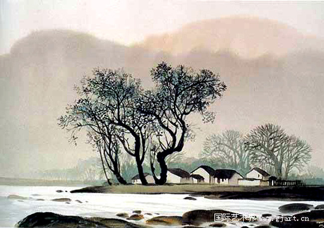 何镇强风景油画作品欣赏