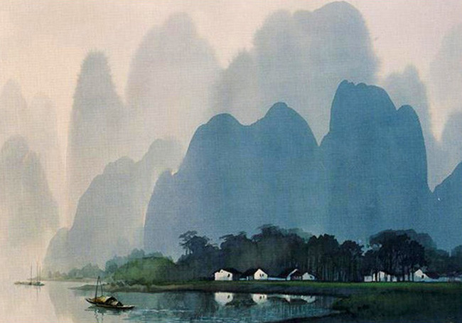 何镇强风景油画作品欣赏