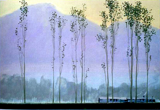 何镇强风景油画作品欣赏