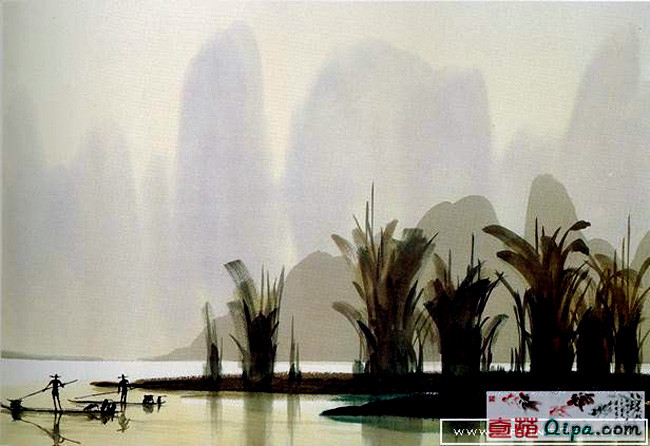 何镇强风景油画作品欣赏