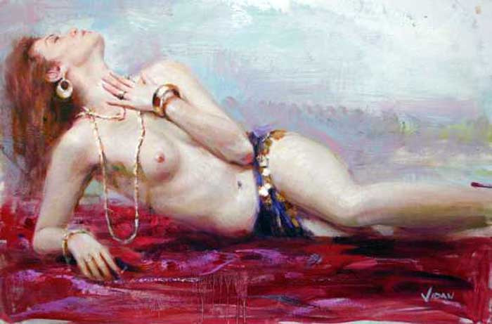 意大利Vidan人物油画作品欣赏