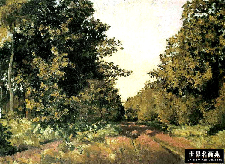 法国居斯塔夫·卡耶博特（Gustave Caillebotte）风景油画作品欣赏