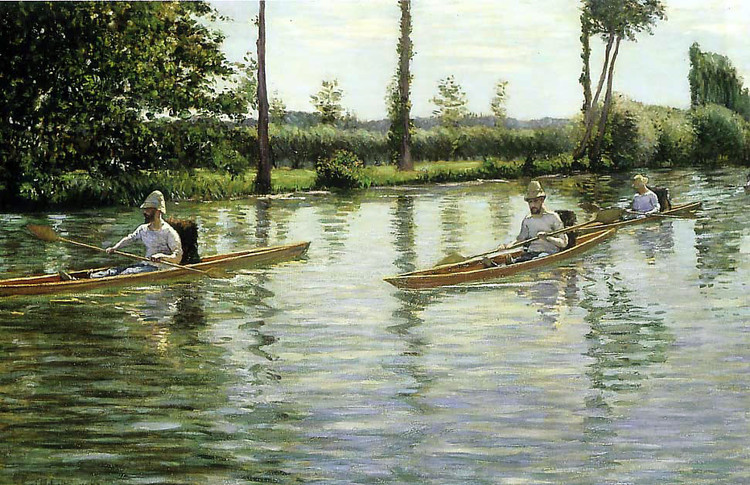 法国居斯塔夫·卡耶博特（Gustave Caillebotte）风景油画作品欣赏