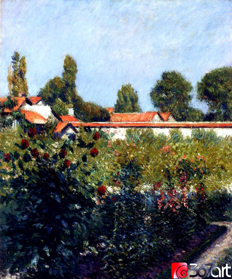 法国居斯塔夫·卡耶博特（Gustave Caillebotte）风景油画作品欣赏