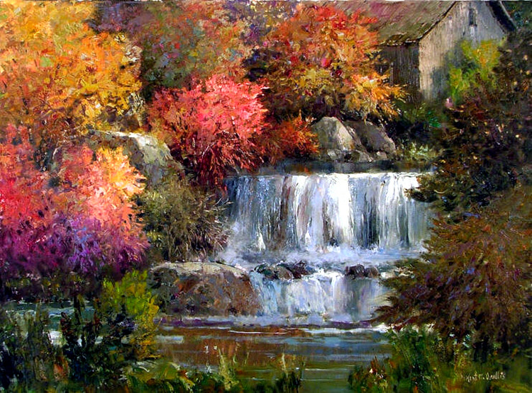 美国Kent R.Wallis风景油画作品欣赏