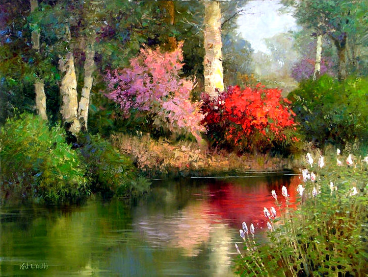 美国Kent R.Wallis风景油画作品欣赏