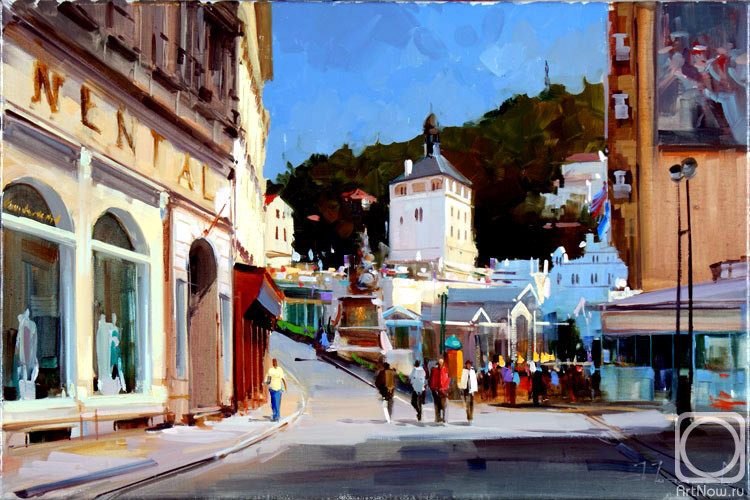 俄罗斯Shalaev Alexey城市风景油画作品欣赏