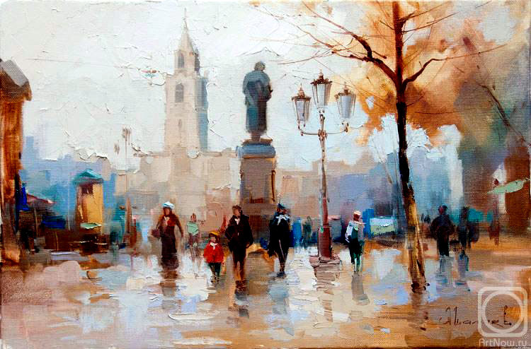 俄罗斯Shalaev Alexey城市风景油画作品欣赏