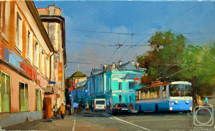 俄罗斯Shalaev Alexey城市风景油画作品欣赏