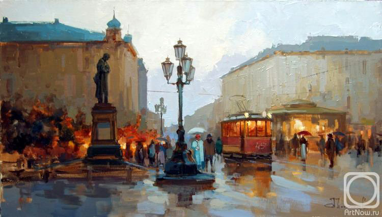 俄罗斯Shalaev Alexey城市风景油画作品欣赏