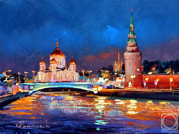 俄罗斯Shalaev Alexey城市风景油画作品欣赏