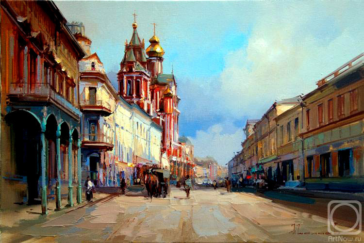 俄罗斯Shalaev Alexey城市风景油画作品欣赏