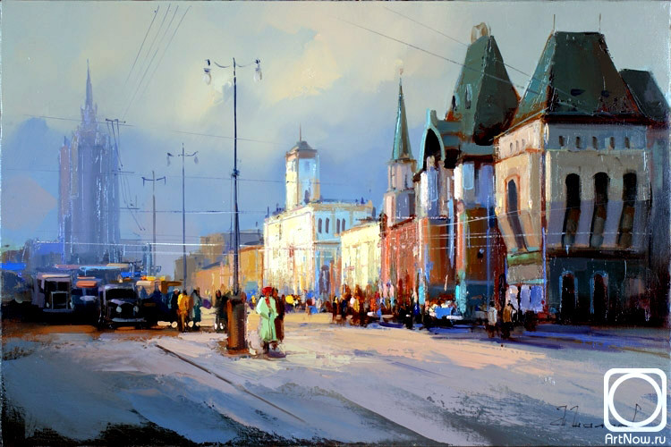 俄罗斯Shalaev Alexey城市风景油画作品欣赏