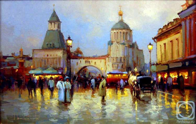 俄罗斯Shalaev Alexey城市风景油画作品欣赏