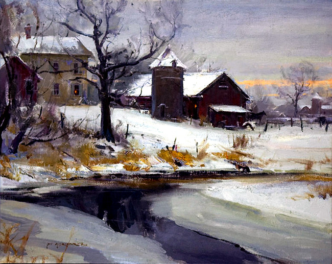 美国Daniel F.Gerhartz风景油画作品欣赏