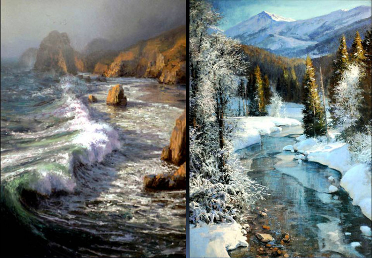 美国Michael Godfrey风景油画作品欣赏