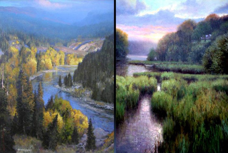美国Michael Godfrey风景油画作品欣赏