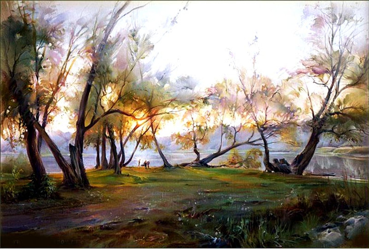 俄罗斯Roman Romanov风景油画作品欣赏