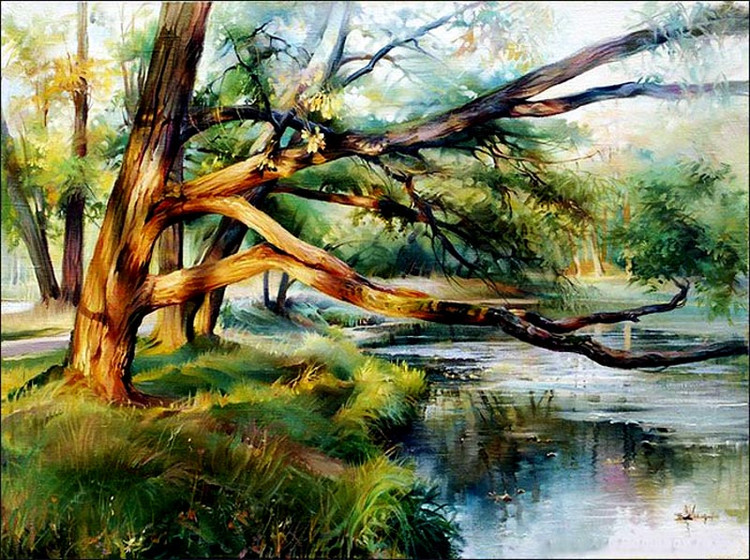 俄罗斯Roman Romanov风景油画作品欣赏