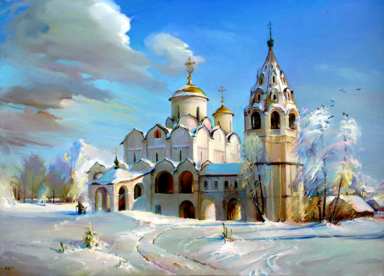 俄罗斯Roman Romanov风景油画作品欣赏