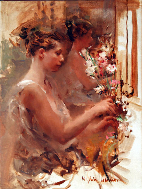 西班牙Nydia Lozano人物油画作品欣赏
