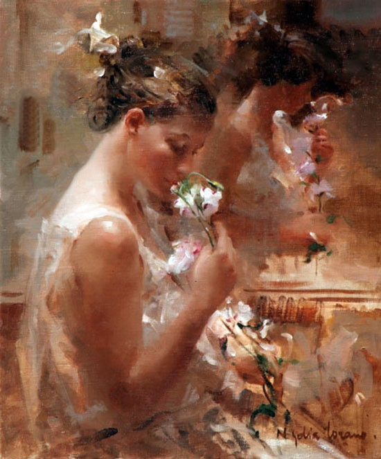 西班牙Nydia Lozano人物油画作品欣赏