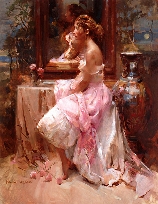 西班牙Nydia Lozano人物油画作品欣赏