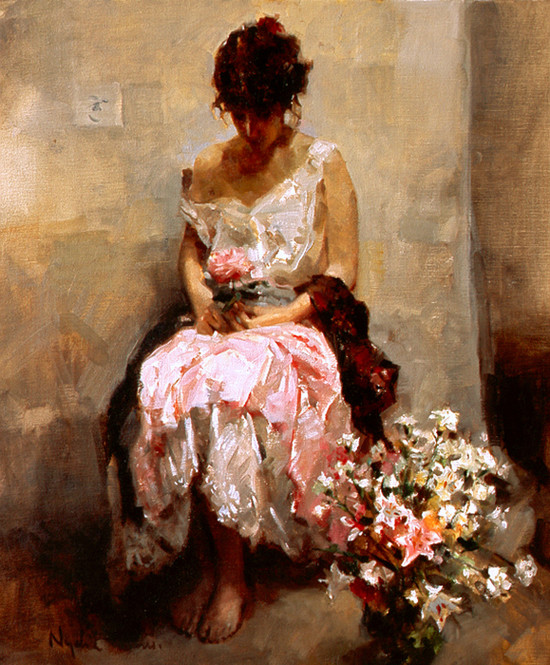 西班牙Nydia Lozano人物油画作品欣赏