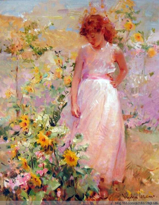 西班牙Nydia Lozano人物油画作品欣赏