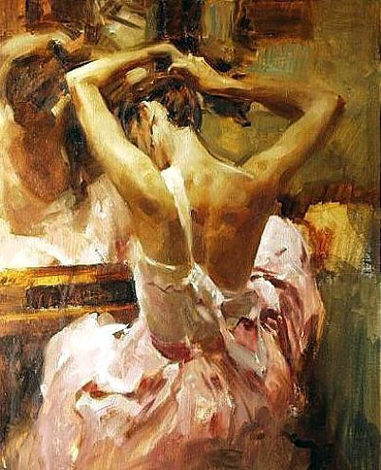 西班牙Nydia Lozano人物油画作品欣赏