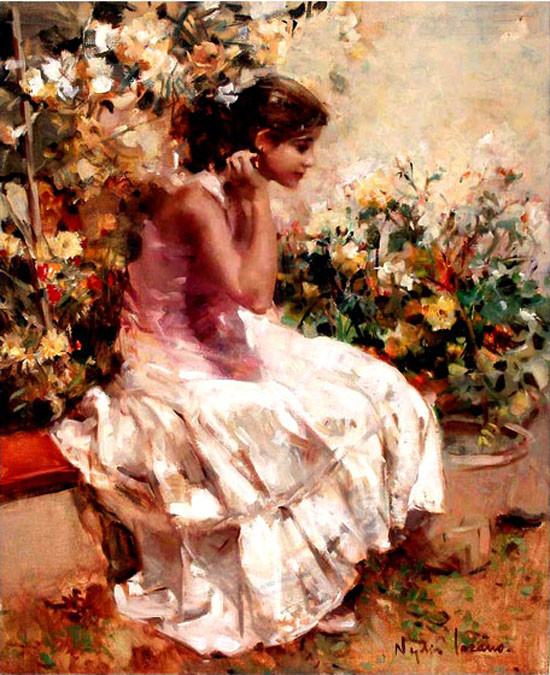 西班牙Nydia Lozano人物油画作品欣赏