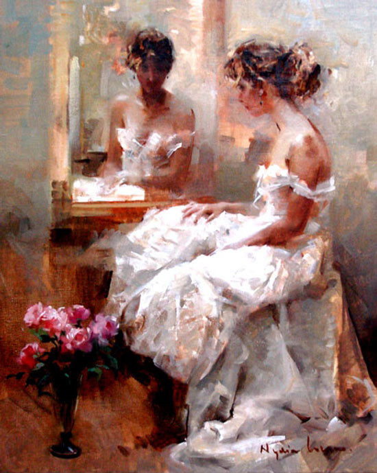 西班牙Nydia Lozano人物油画作品欣赏