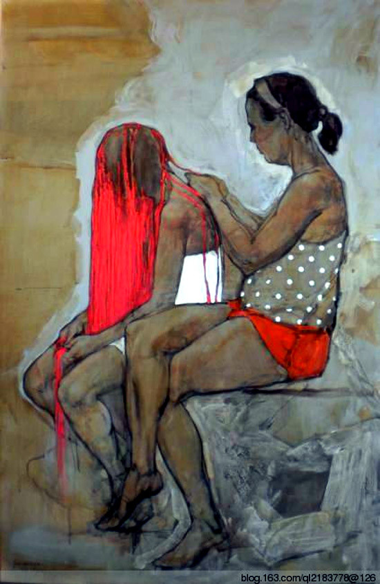 乌克兰grigorieva klimova油画人物作品