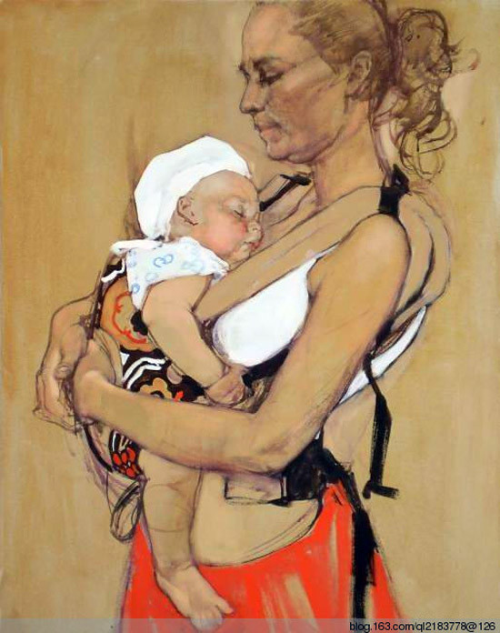 乌克兰grigorieva klimova油画人物作品