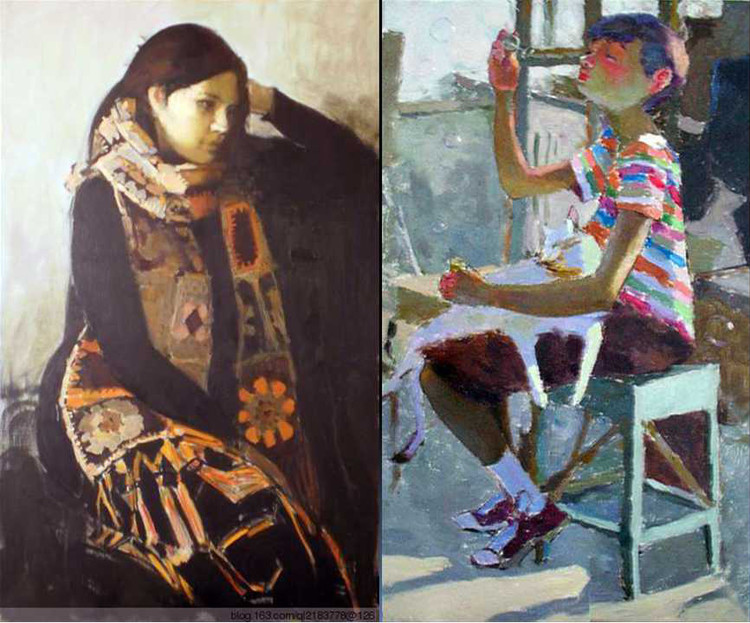 乌克兰grigorieva klimova油画人物作品