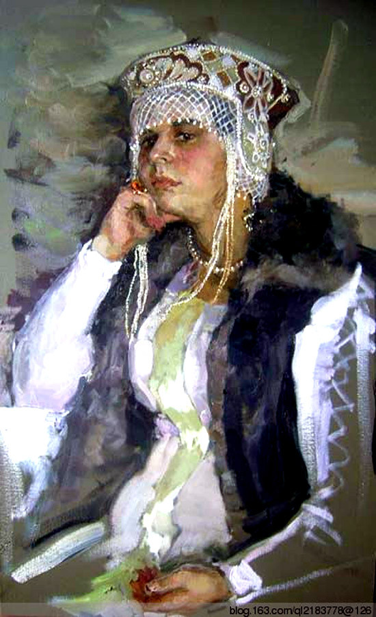 乌克兰grigorieva klimova油画人物作品