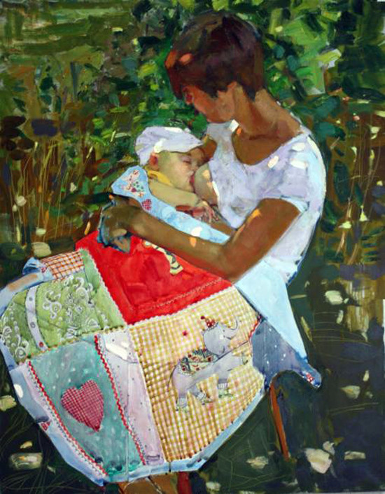 乌克兰grigorieva klimova油画人物作品