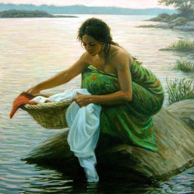 加拿大Emmanuel Garant人物油画作品欣赏