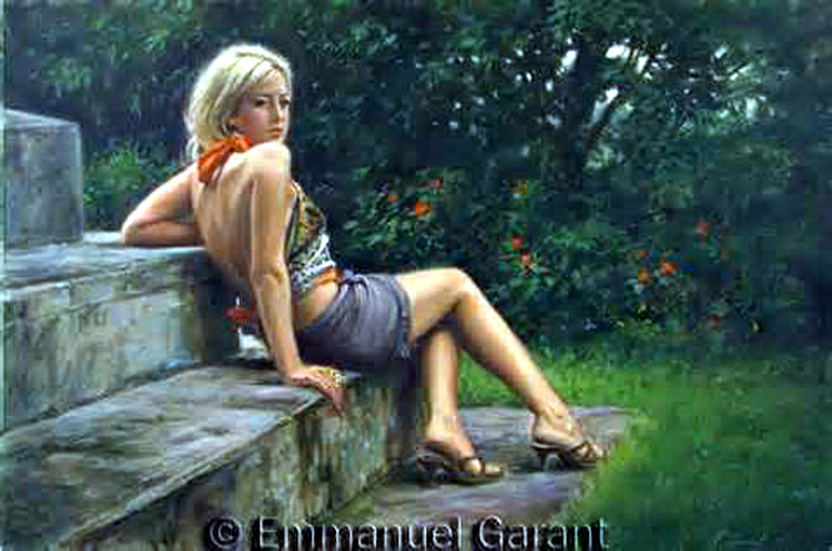加拿大Emmanuel Garant人物油画作品欣赏