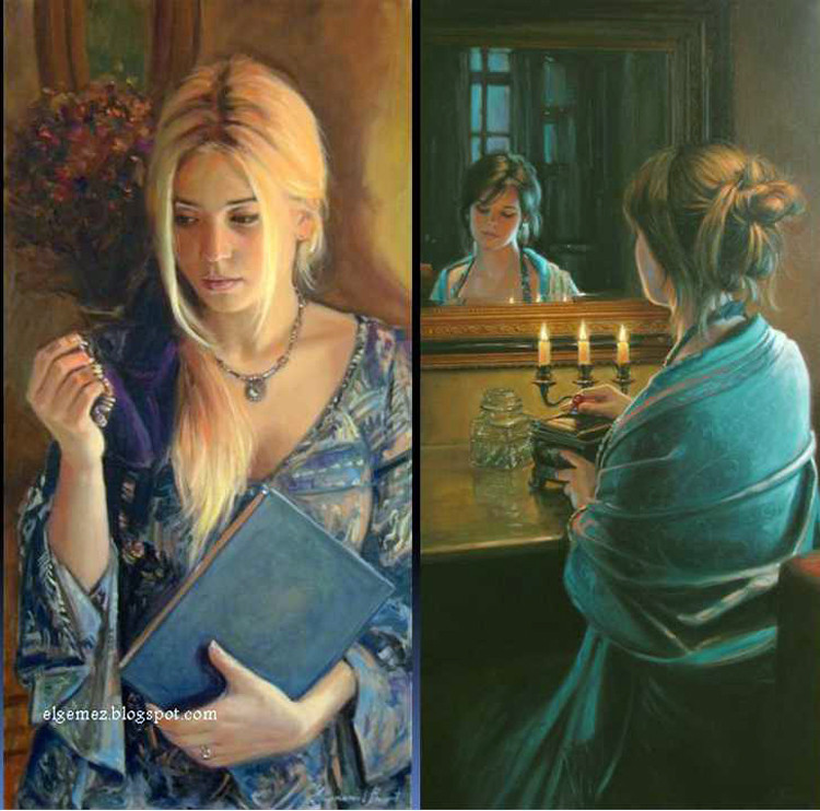 加拿大Emmanuel Garant人物油画作品欣赏