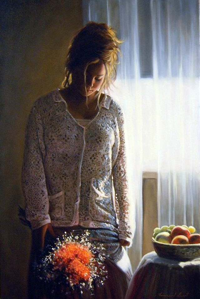 加拿大Emmanuel Garant人物油画作品欣赏