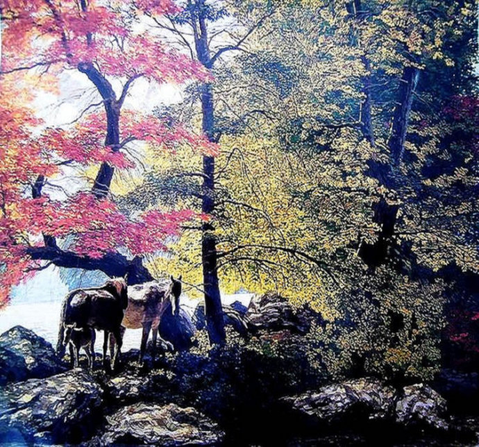 何冠霖油画作品欣赏