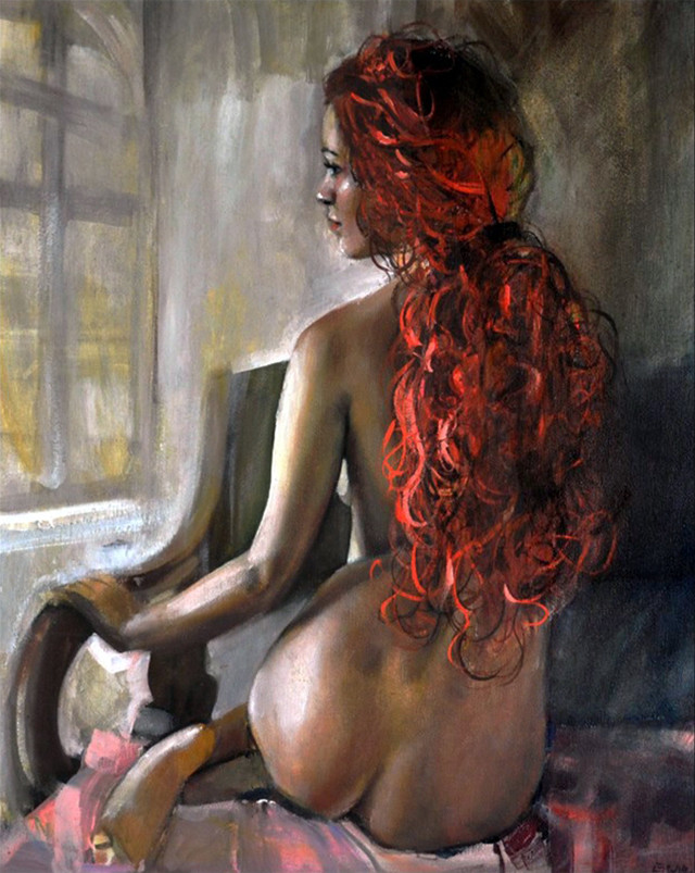 波兰Emilia Wilk人物油画作品欣赏