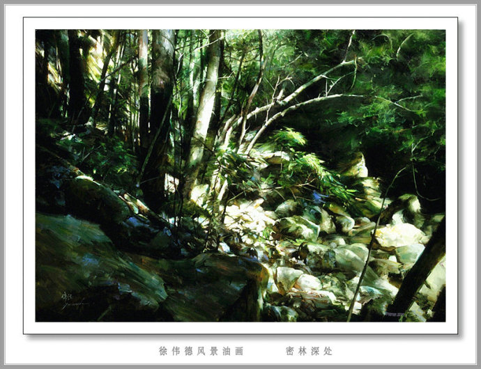 徐伟德风景油画作品欣赏
