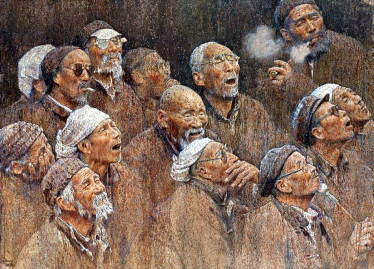 王征骅人物油画作品欣赏
