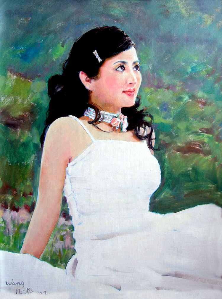 王征骅人物油画作品欣赏