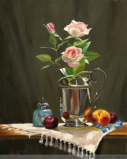 美国Matthew J Cutter静物油画作品欣赏