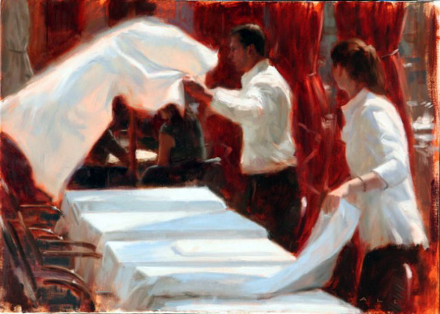 英国Aldo Balding人物油画作品欣赏