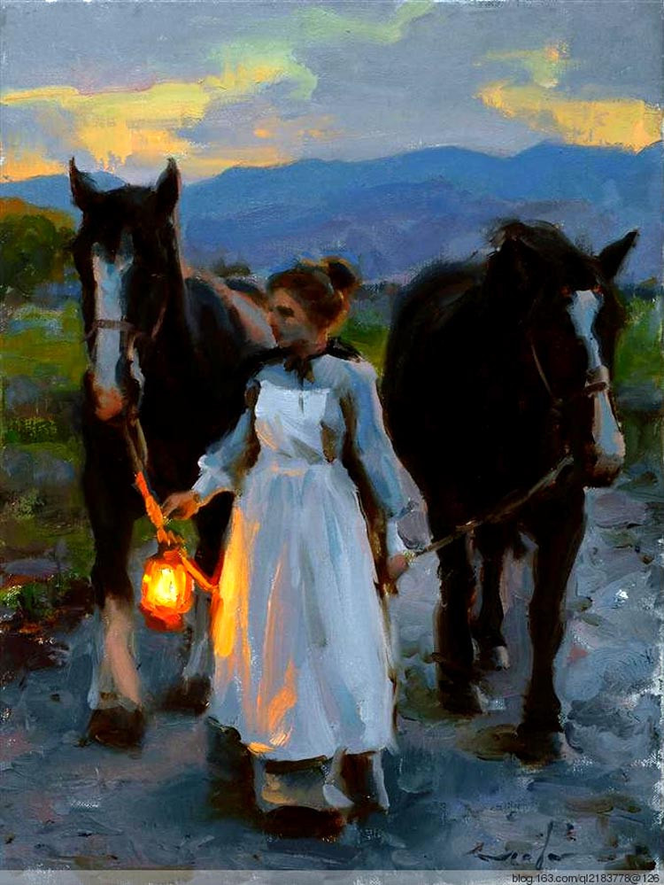 美国Michael Malm人物油画作品欣赏